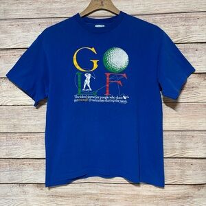 Vintage Single stitch‎ Graphic Golf Tee XL